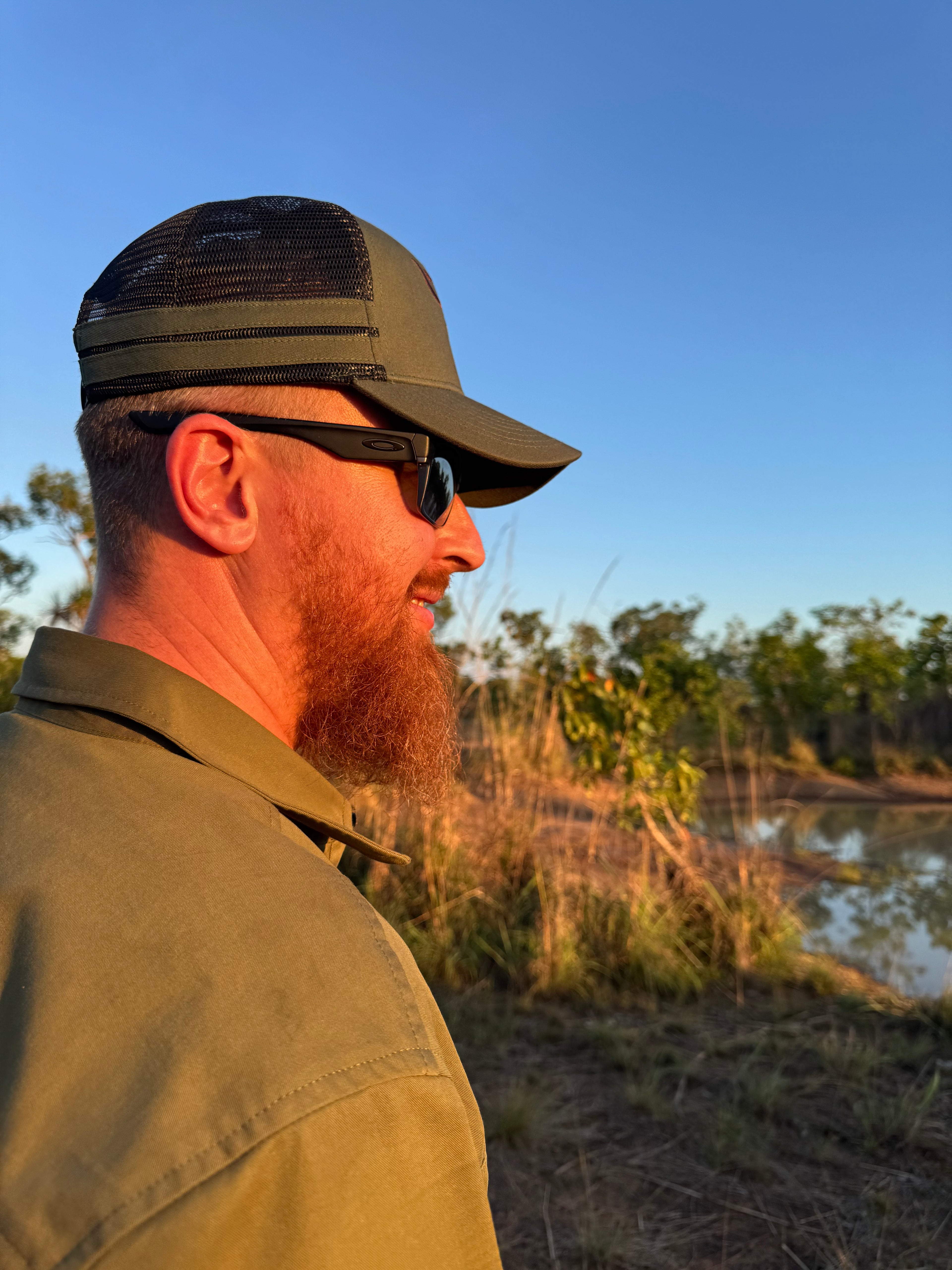 RDR Signature Olive Trucker Cap