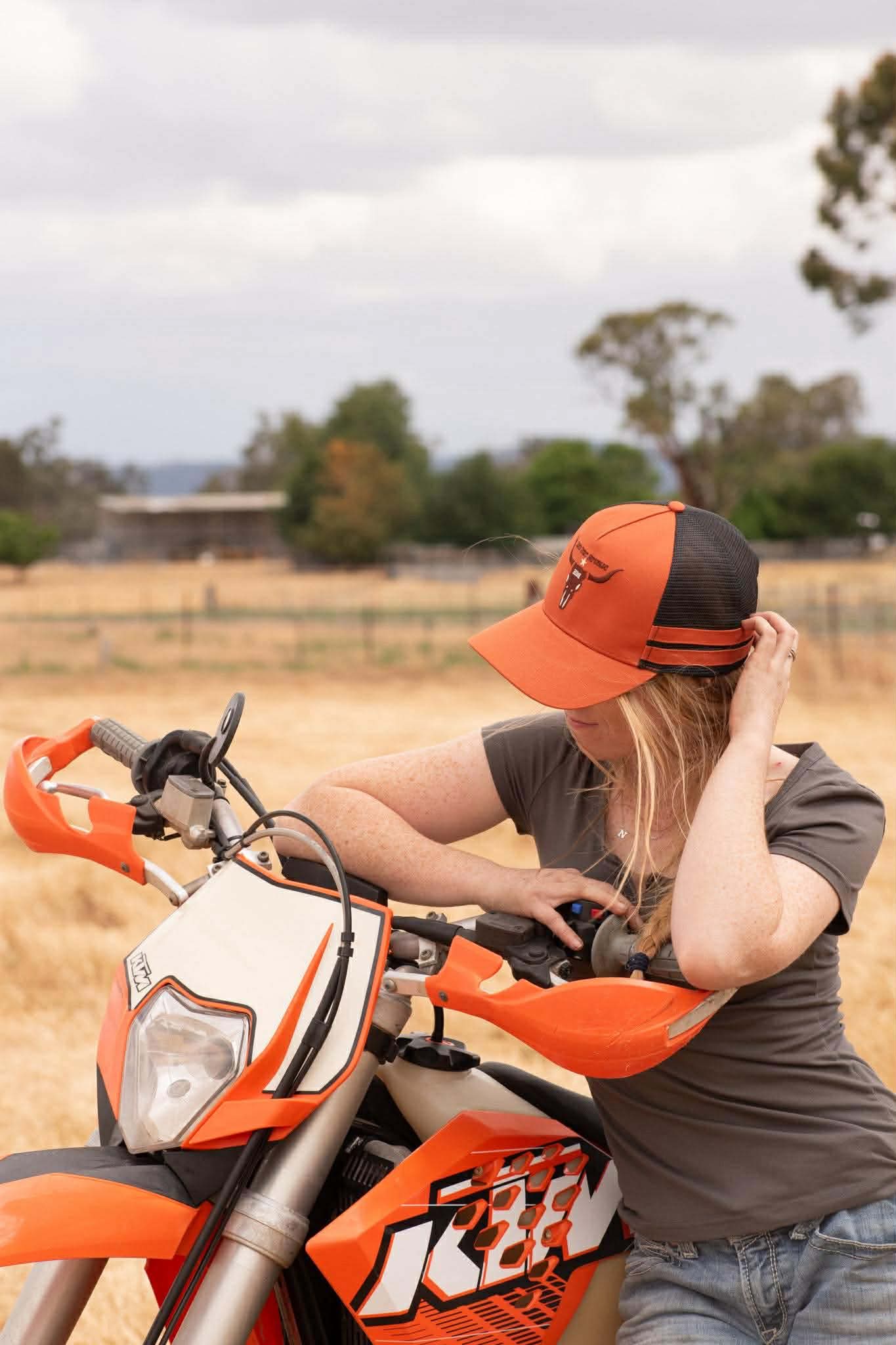 RDR Signature Orange Trucker Cap