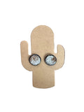 Cowhide Studs - Authentic Outback Leather Earrings (set 6)