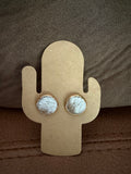 Cowhide Studs - Authentic Outback Leather Earrings (set 3)