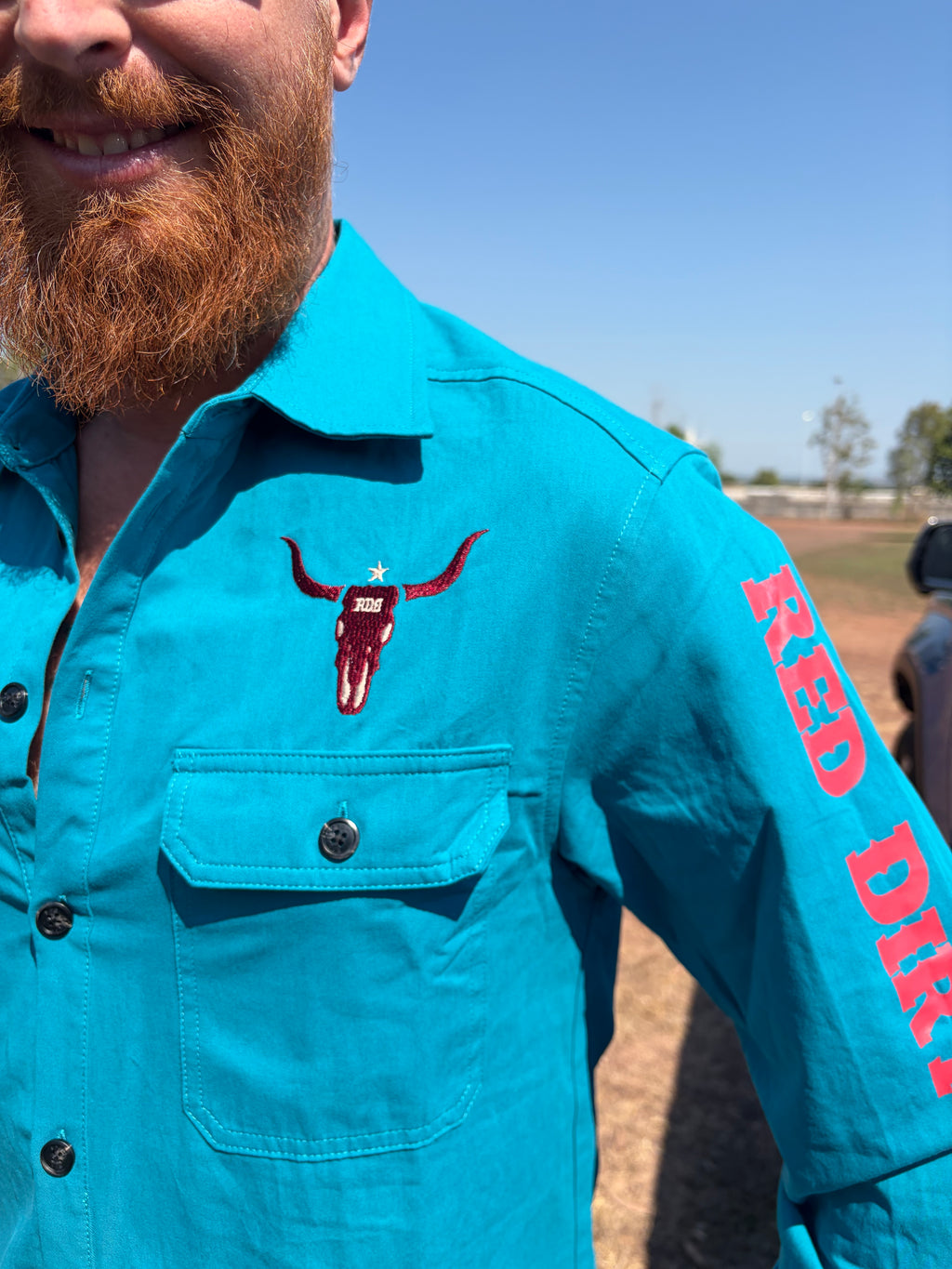 Men’s fit RDR Outback Work Shirt - Teal