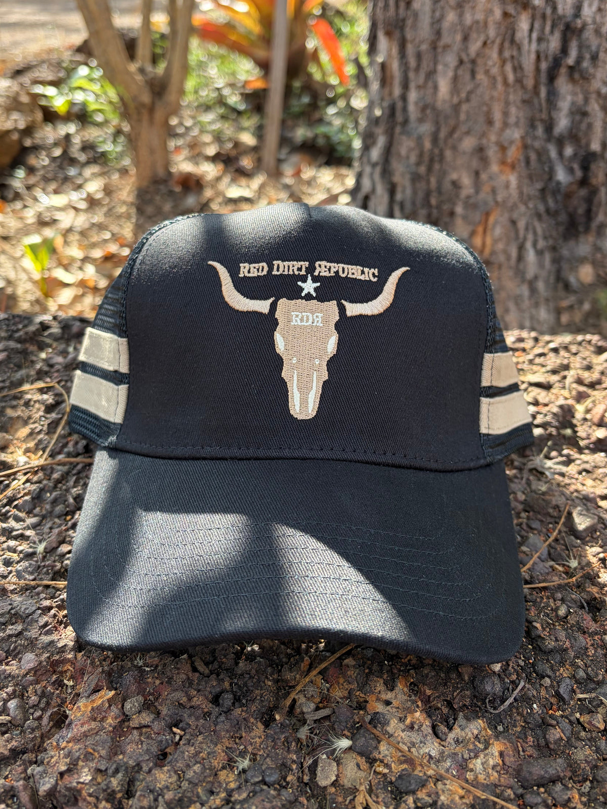 RDR Signature Black Trucker Cap