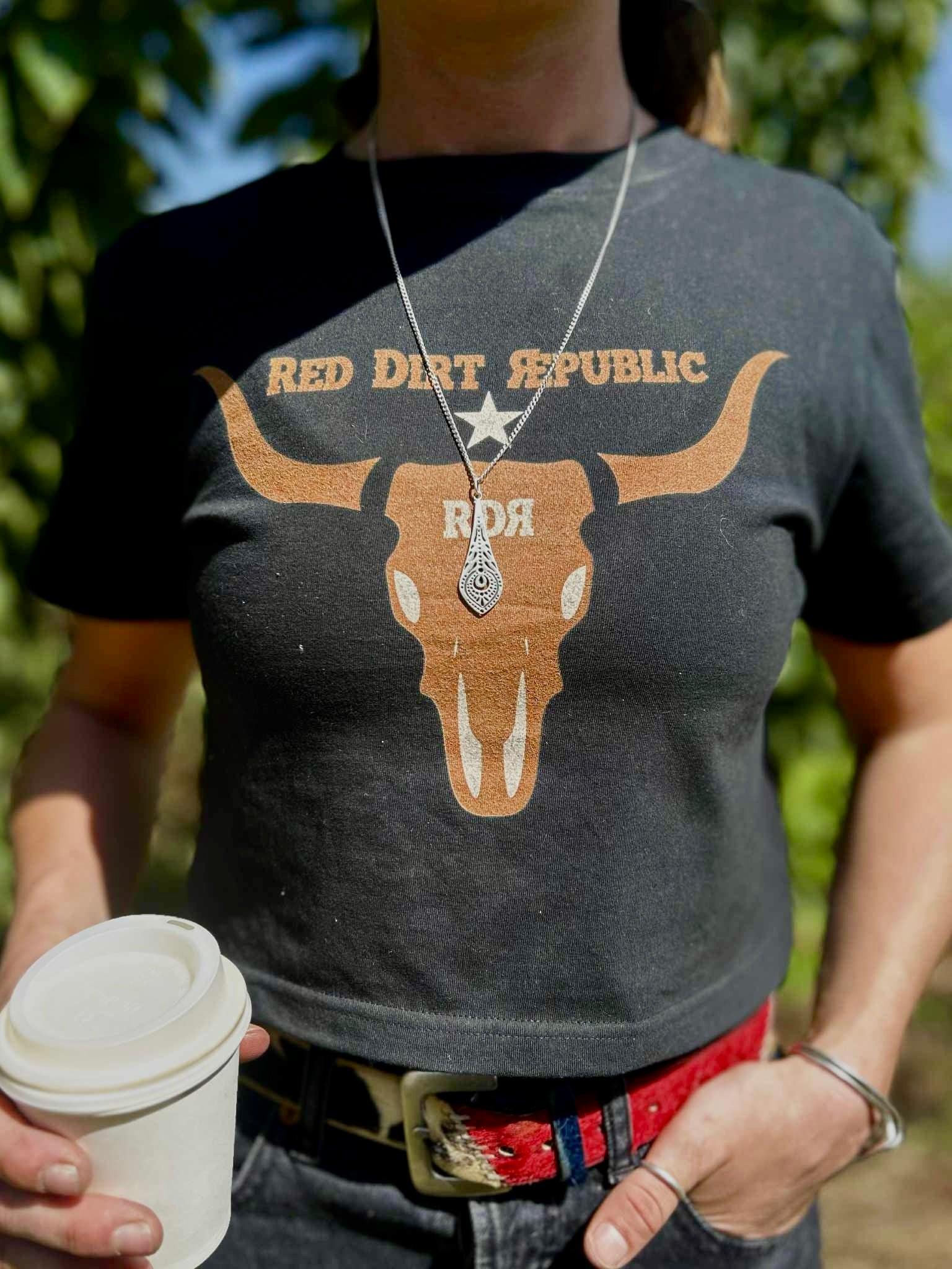 RDR Signature Cropped T-Shirt Black