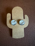 Cowhide Studs - Authentic Leather Outback Earrings (set 11)