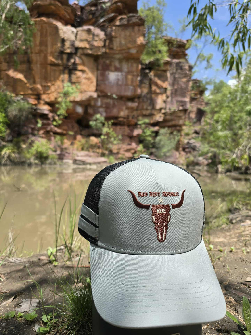 RDR Signature Ice Blue Trucker Cap